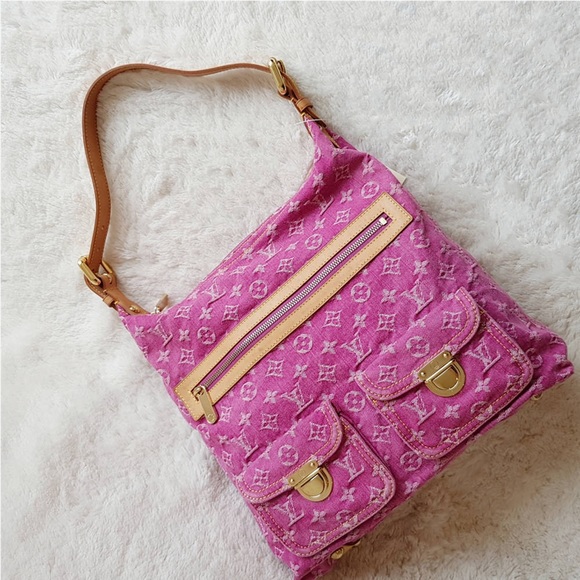 🚫⛔️SOLD⛔️🚫Louis Vuitton PINK MONOGRAM DENIM bag - Picture 8 of 8